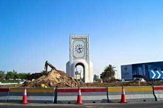 Umm Ghuwailina Roundabout, which was taken down last year.