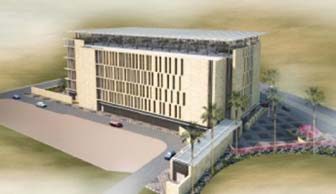 Hamad Medical City simulation center rendering
