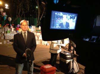 Al Jazeera English correspondent Peter Greste on a previous assignment to South Africa
