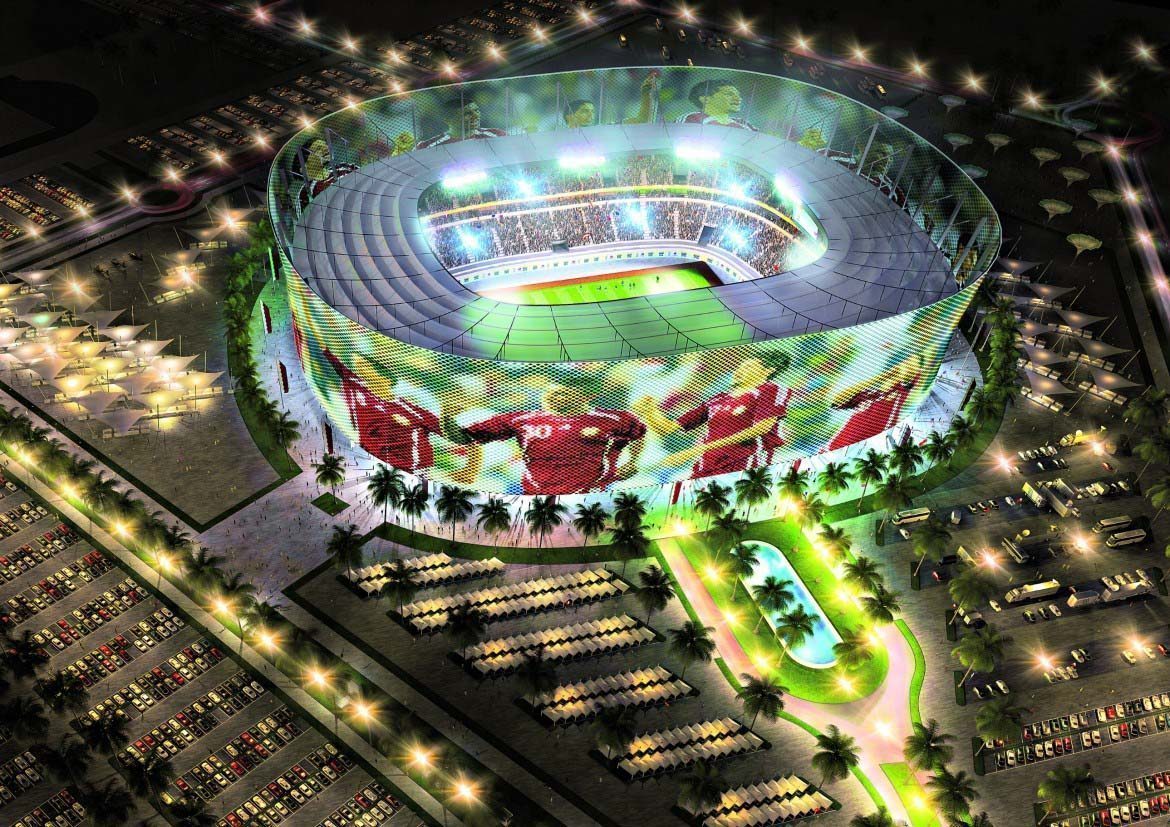 Rendering of Al Rayyan Stadium for World Cup bid