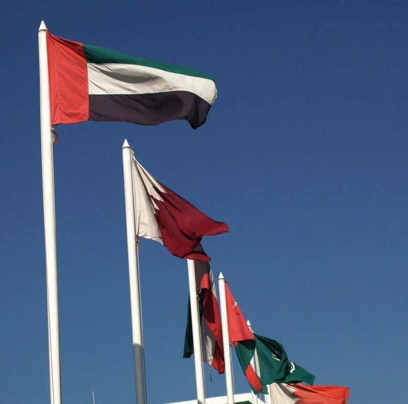 Gulf Cooperation Council (GCC) - Flags flying high