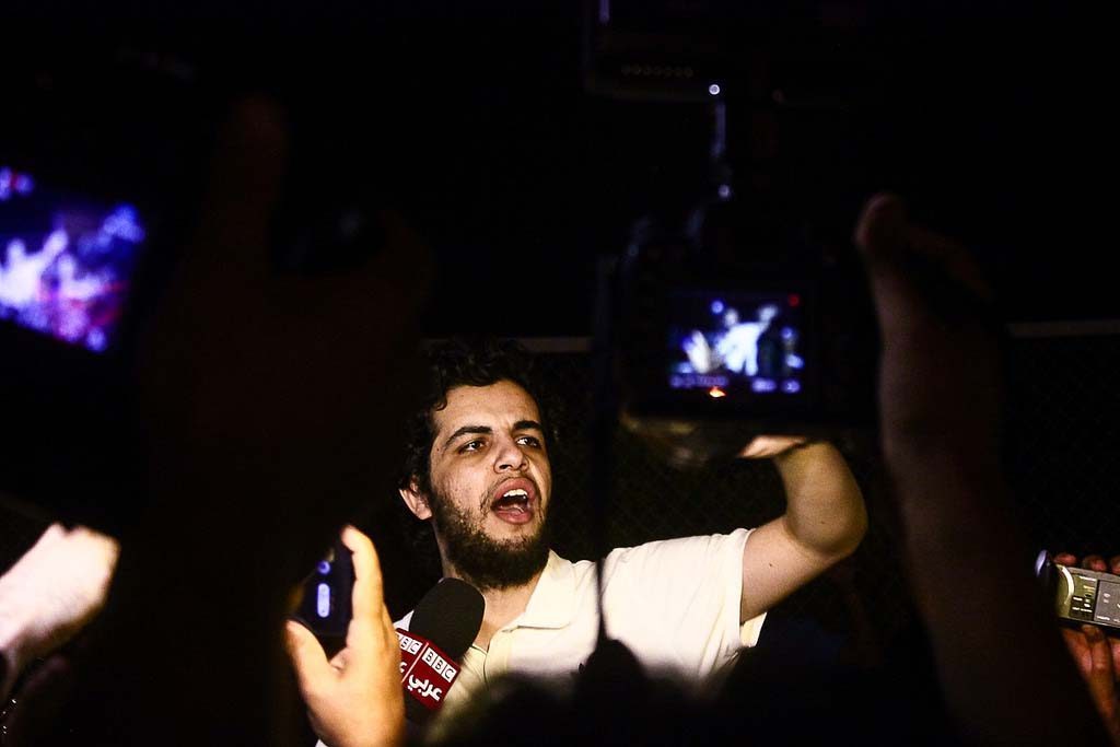 Abdullah Elshamy on his release