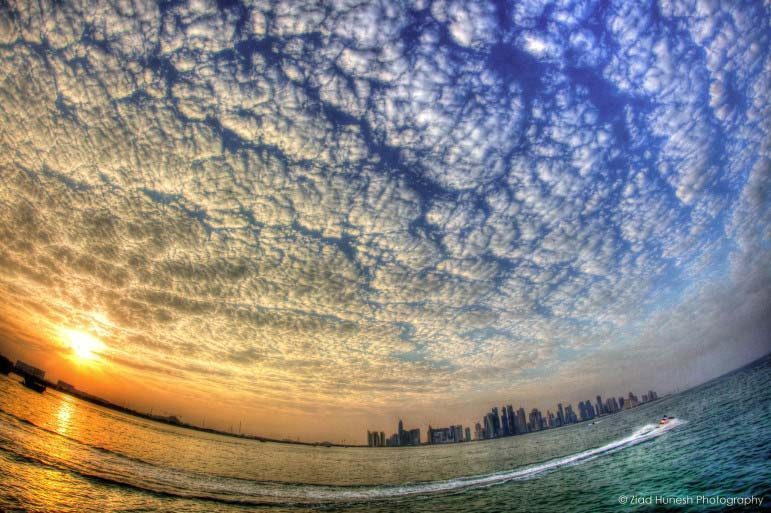 Qatar sky
