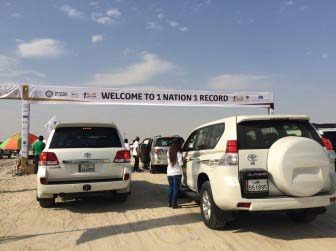 Toyota Qatar, Guinness World Record convoy