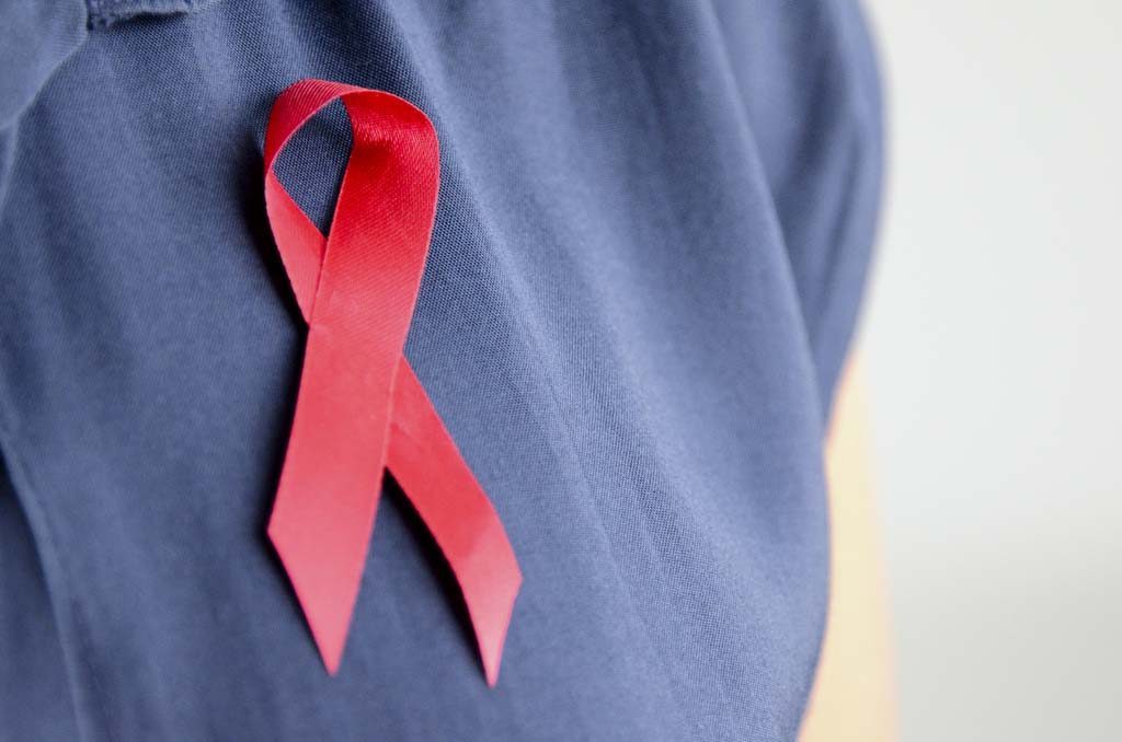 Red ribbon for World Aids Day