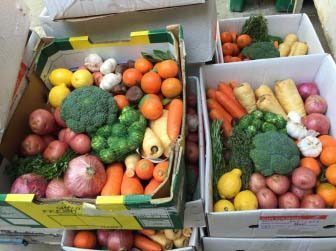 Fruit and veg boxes