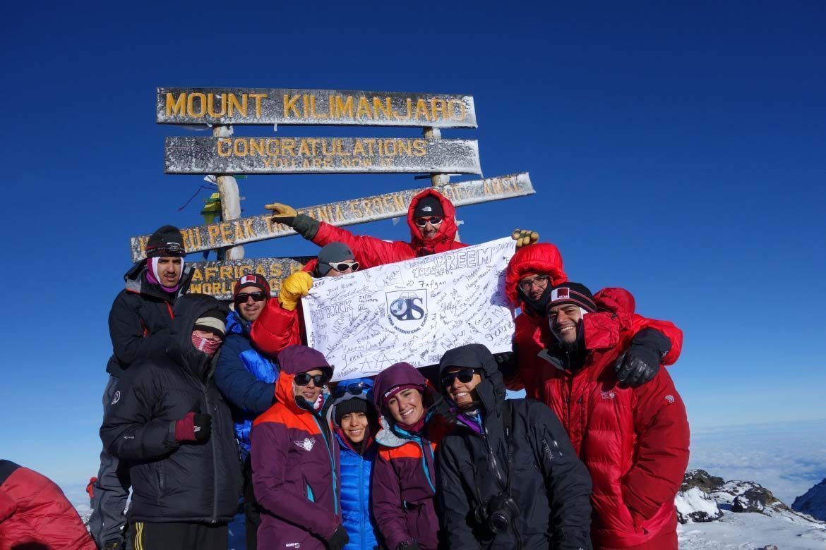 Qatari team climb Mt Kilimanjaro