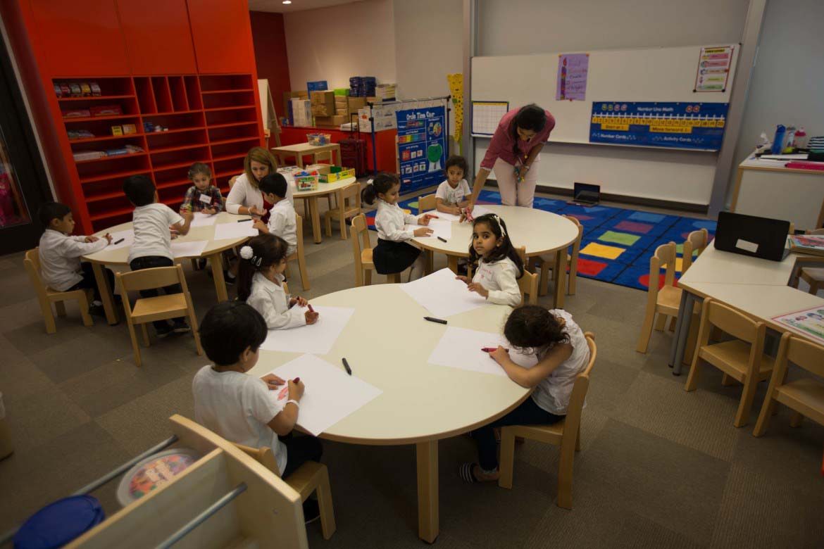 Classroom in Qatar Academy Msheireb