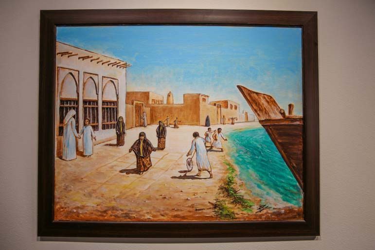 Good Old Days Exhibition by Qatari Artist Hassan Boujassoum