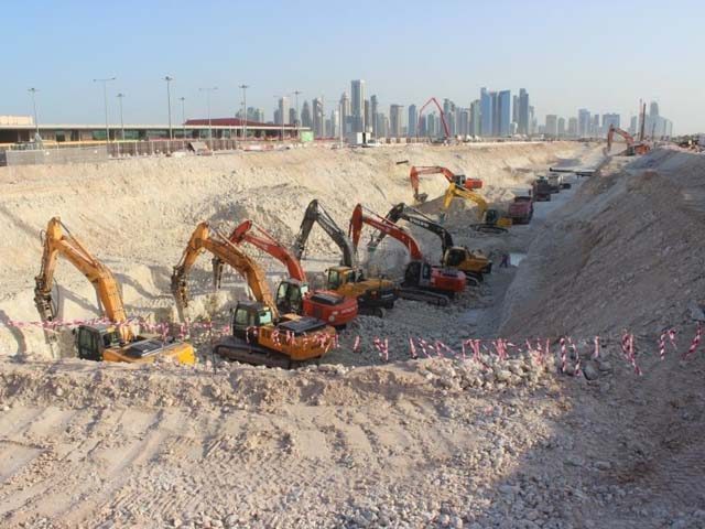Construction of Lusail Expressway