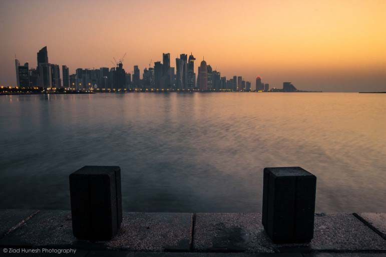 Sunrise over Doha