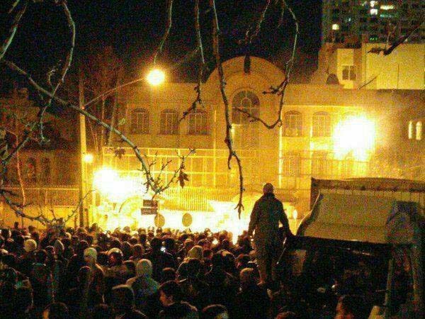 Saudi embassy protest in Iran