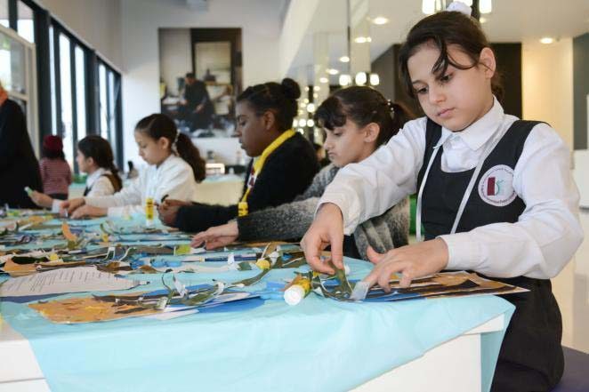 Children at Qatar Museum workshops