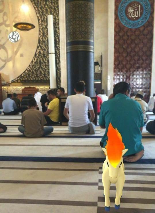 Pokémon GO at a mosque