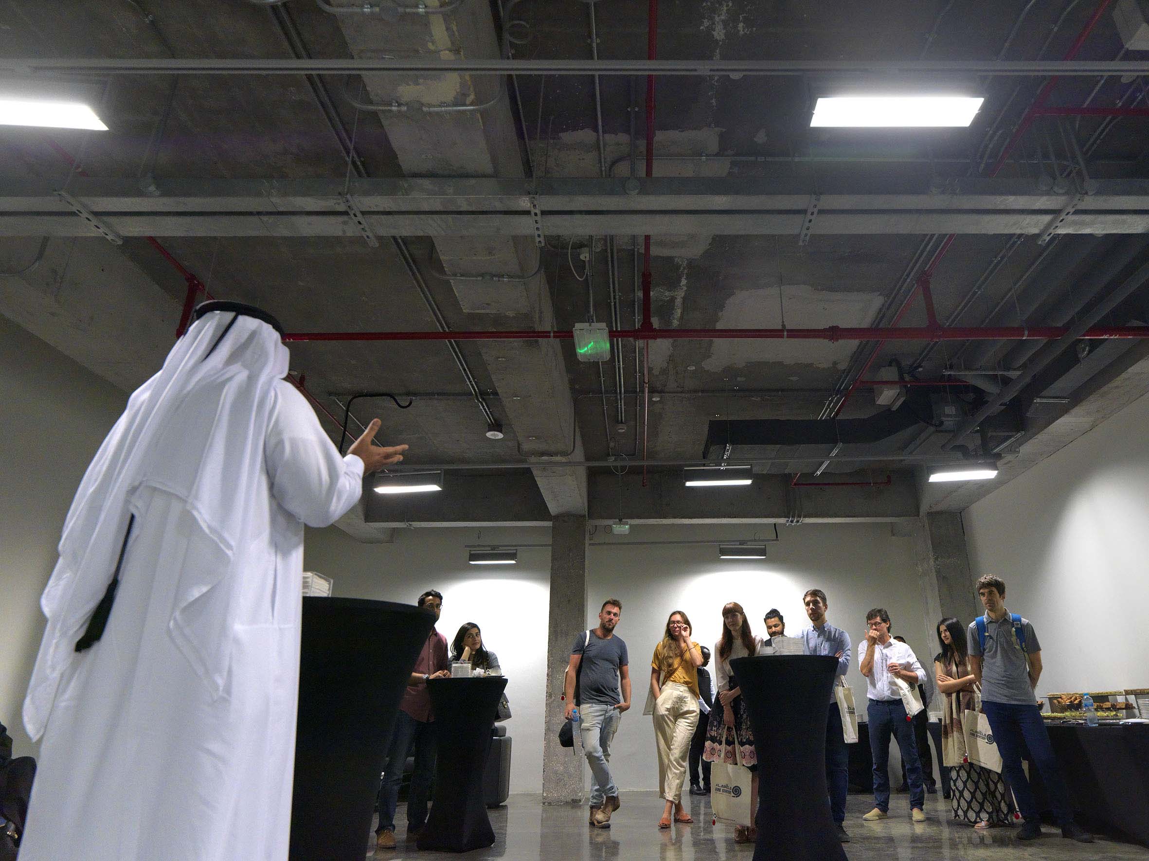 New artists in residence are welcomed to the Doha Fire Station