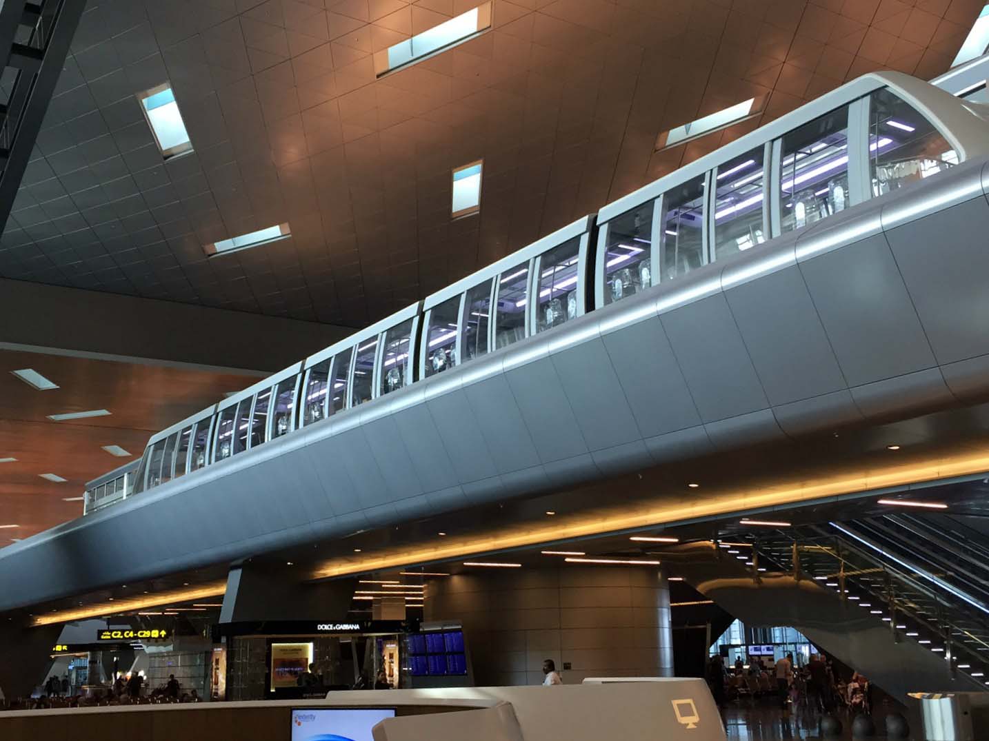 Monorail at Hamad International Airport