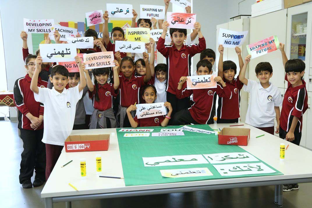 Qatar children, grown-ups say thanks on World Teachers’ Day