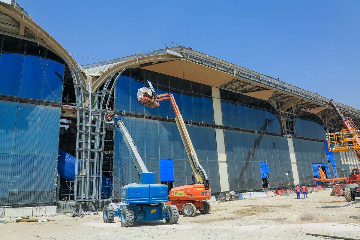 Qatar’s first metro stations are taking shape
