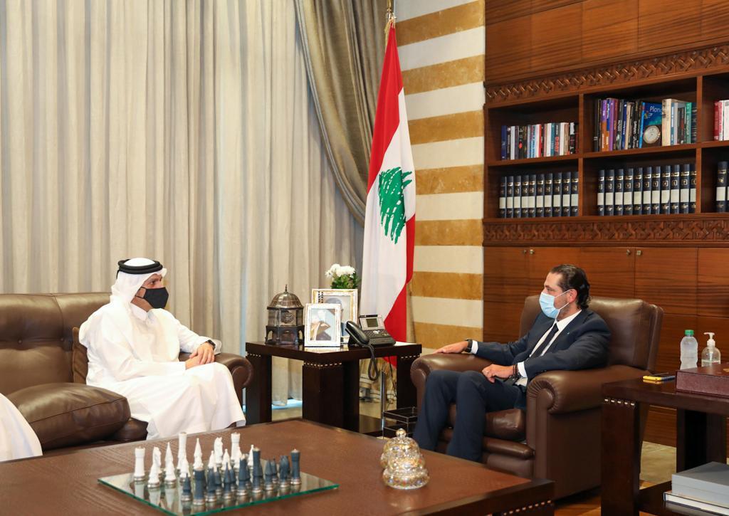 The Qatari Deputy Prime Minister met with senior Lebanese officials [Twitter/MOFA]