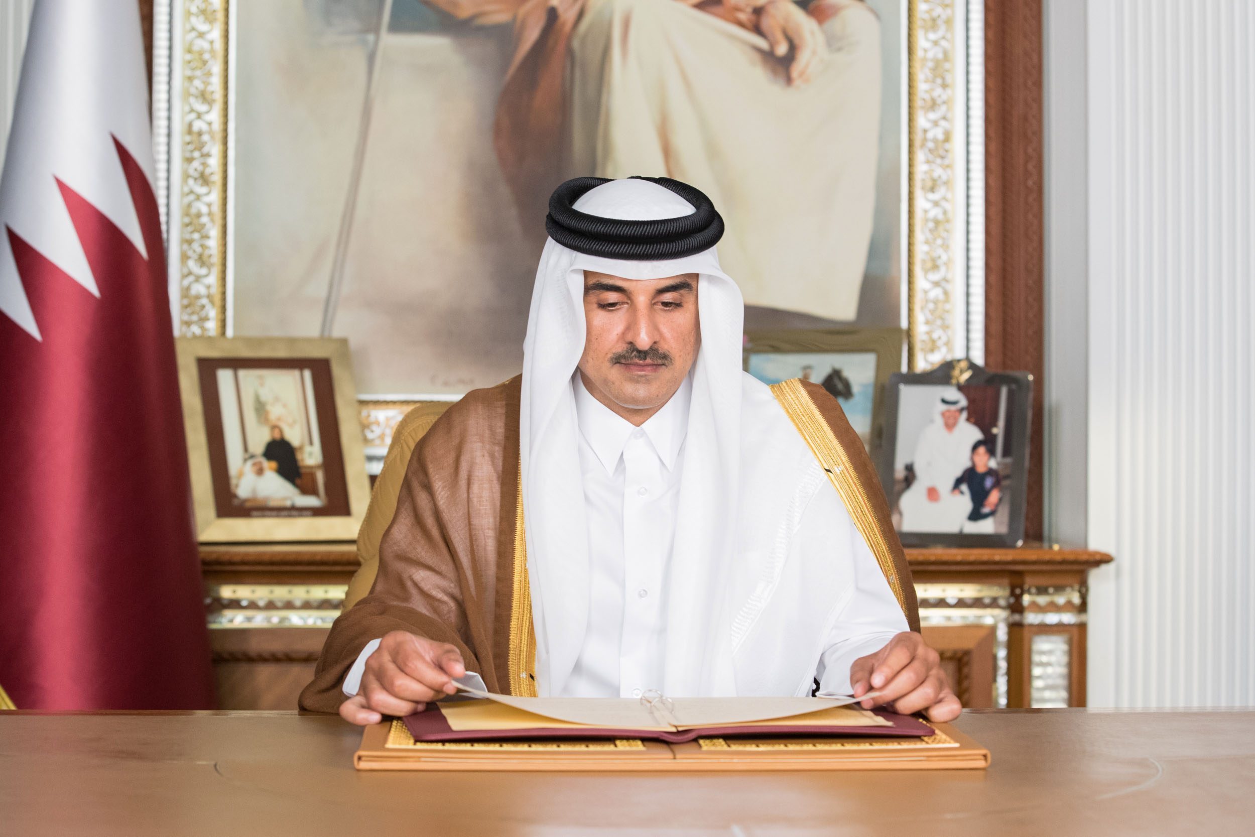 Qatar’s Amir denounces Israel normalisation treaties, calls for end to blockade