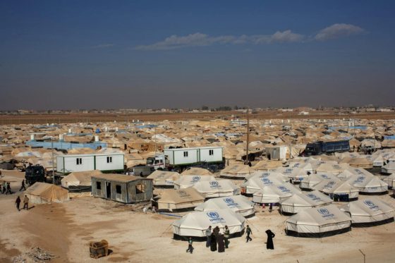 Qatar Charity sets up World Cup tent at Zaatari refugee camp - Doha ...