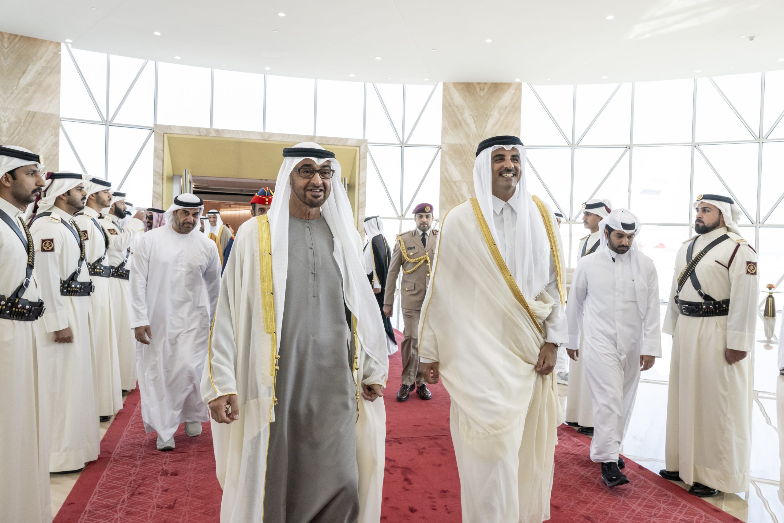 Qatar’s Amir, UAE president stress need to avoid expanding conflict in the region