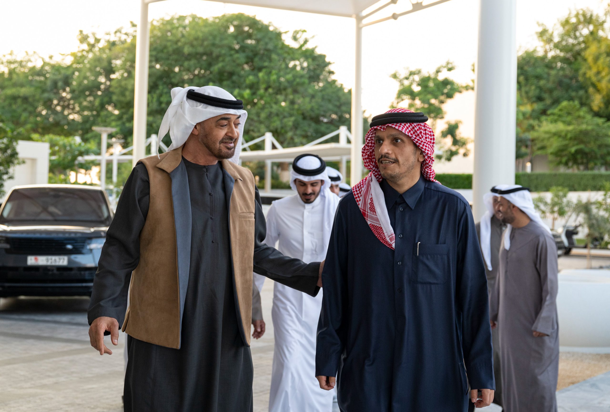 Qatar’s PM meets UAE president in Abu Dhabi