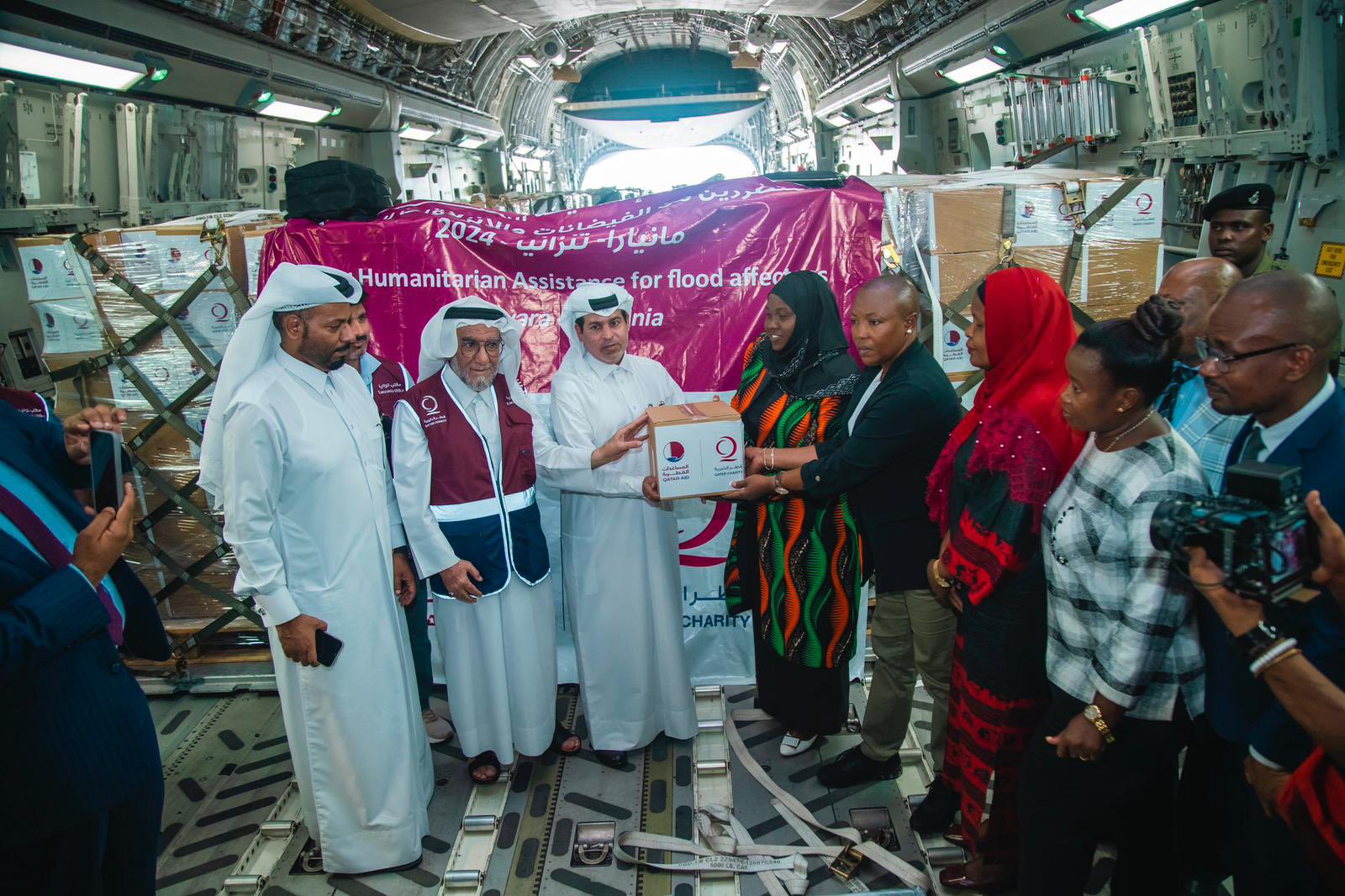 Qatar sends second aid flight to Tanzania to support flood victims