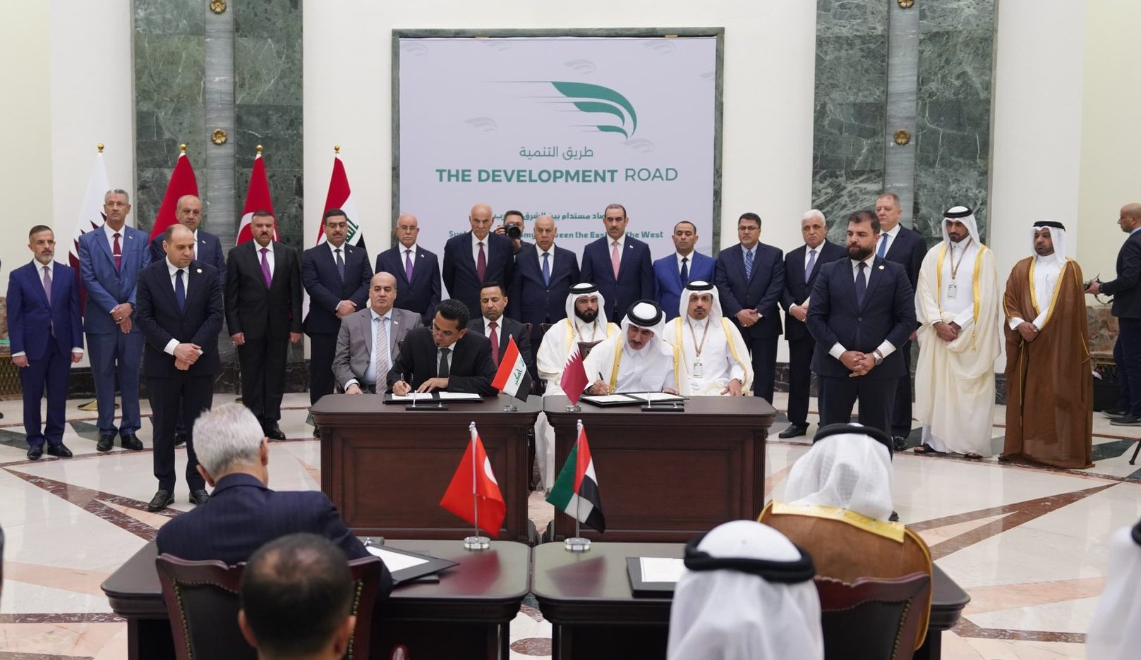 Qatar, Turkey, Iraq, UAE sign agreement on $17bn Gulf-Europe transportation project