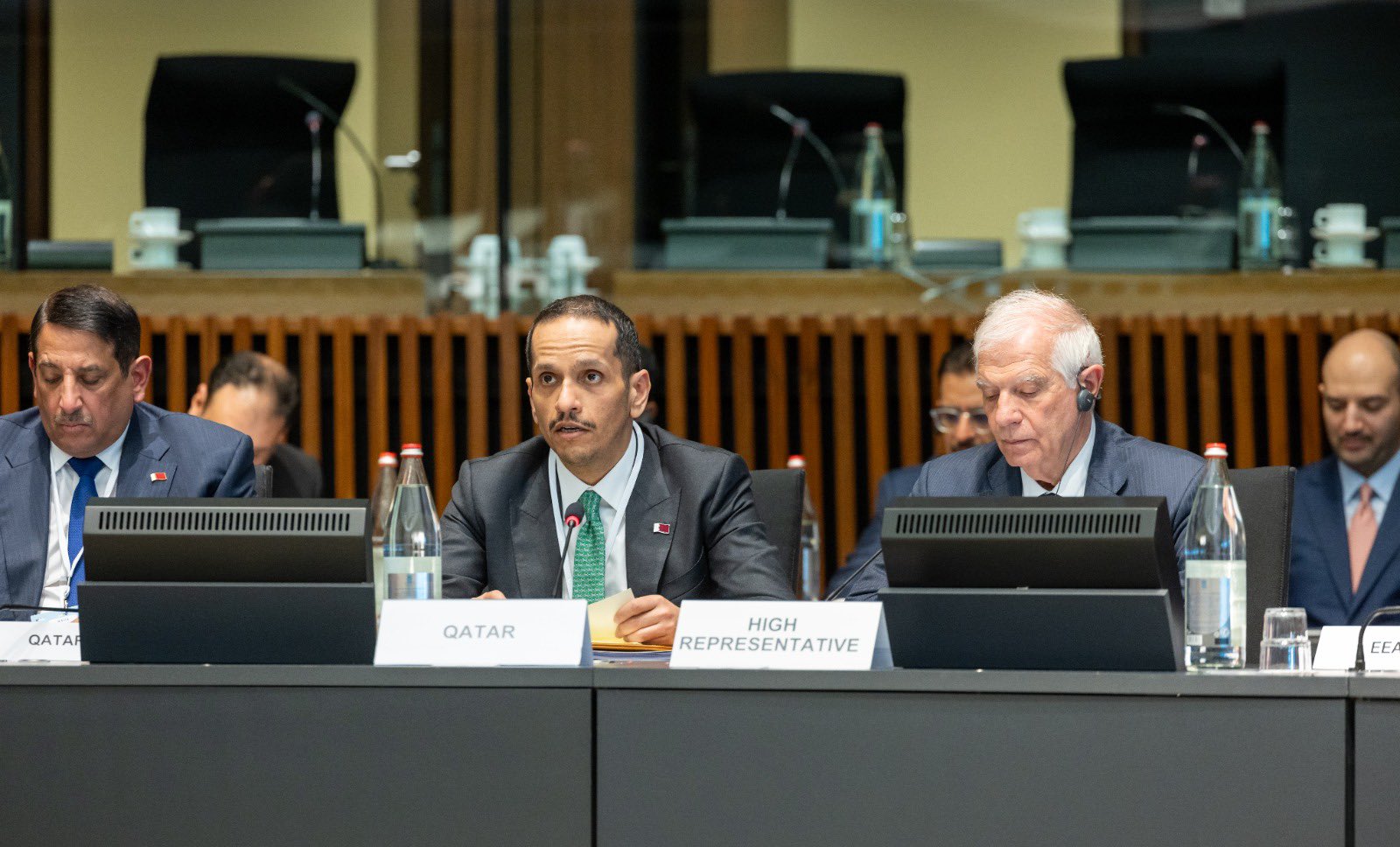 Qatar’s PM stresses need for joint action to end Gaza war at GCC-EU meeting in Luxembourg
