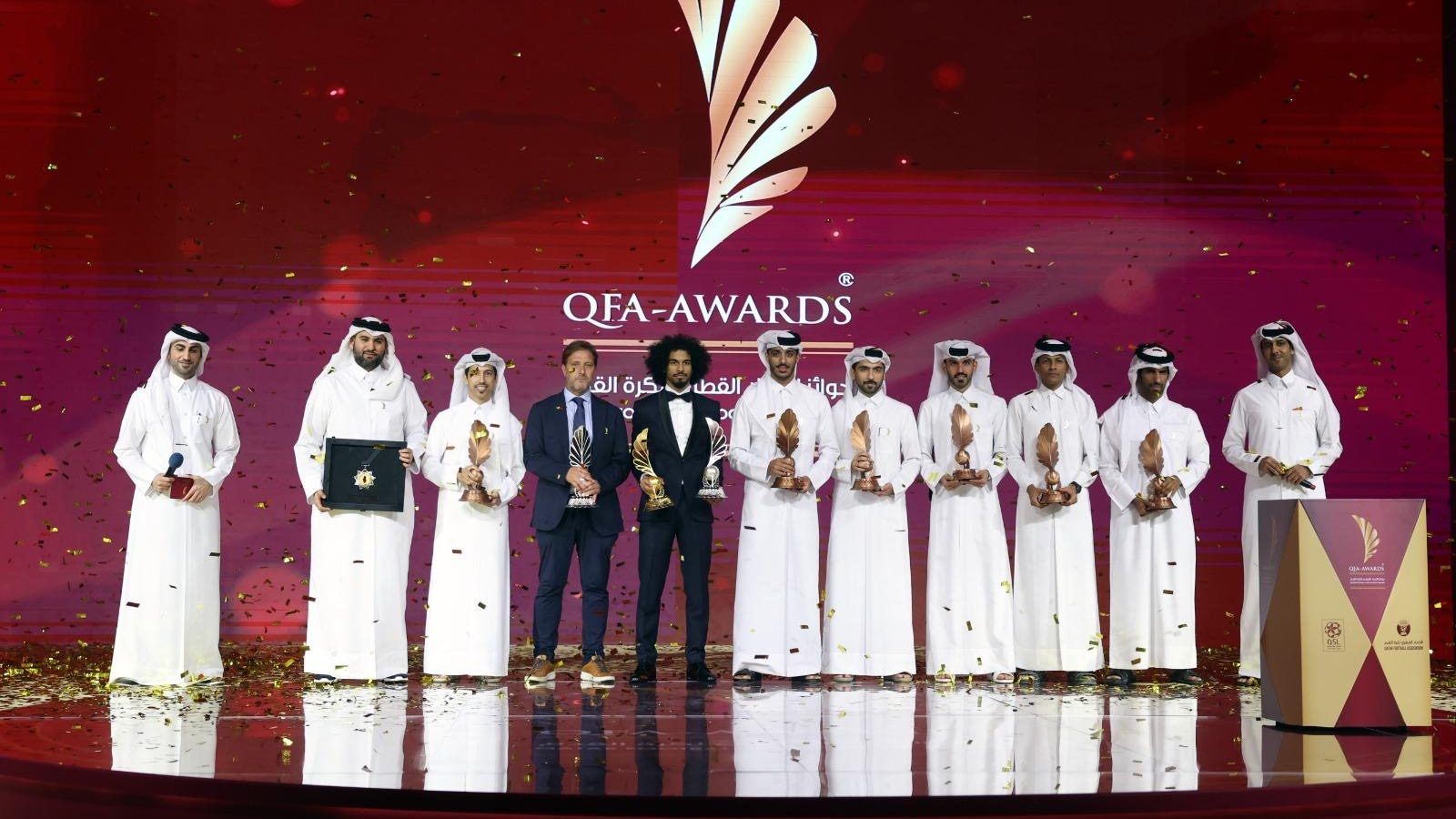 Afif named Best Player of the Season at the QFA Awards Ceremony after 19th Amir Cup win 