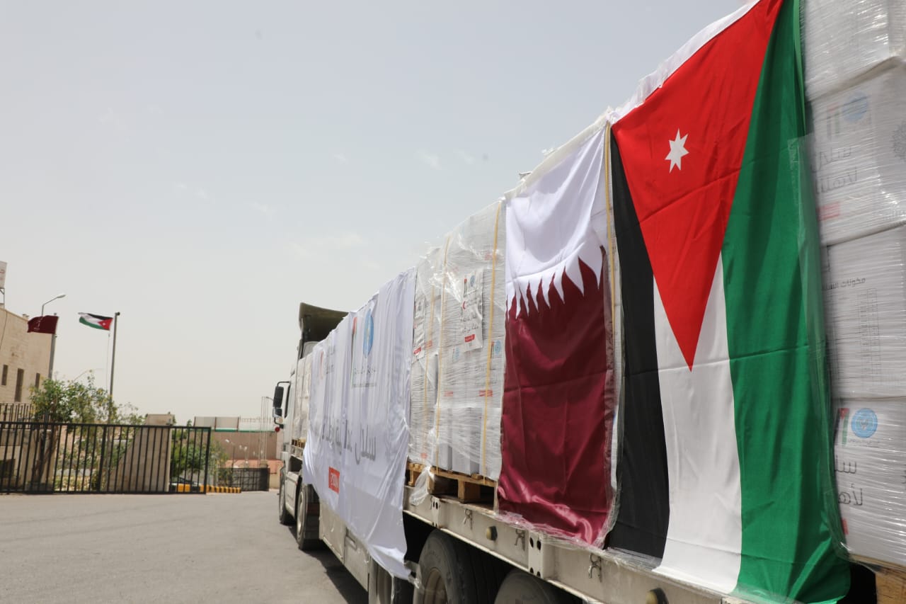 Qatar, Jordan launch second phase of food basket project for Gaza