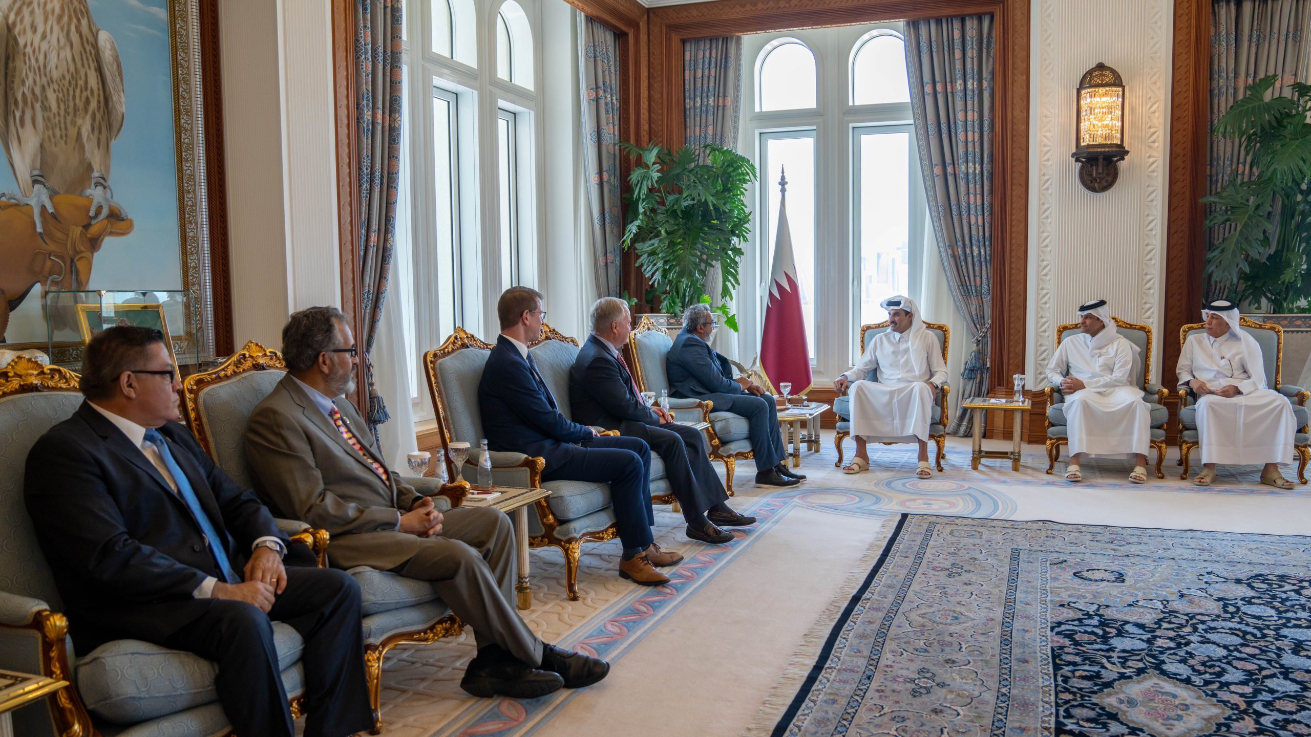 Qatar’s Amir, U.S. Congress members discuss regional developments