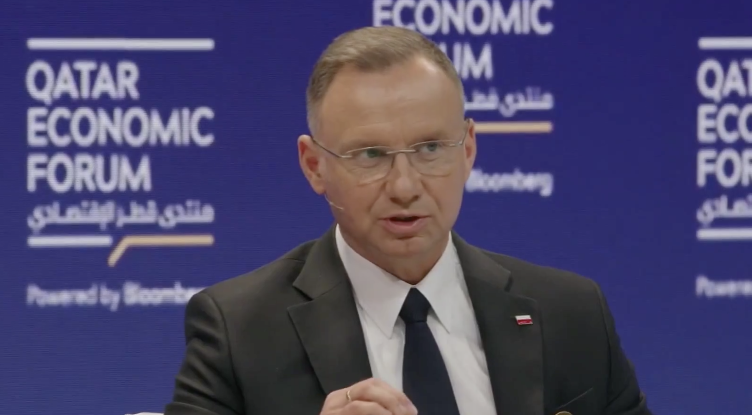 QEF 2024: ‘Russia cannot be allowed to win the war in Ukraine’, says Polish president
