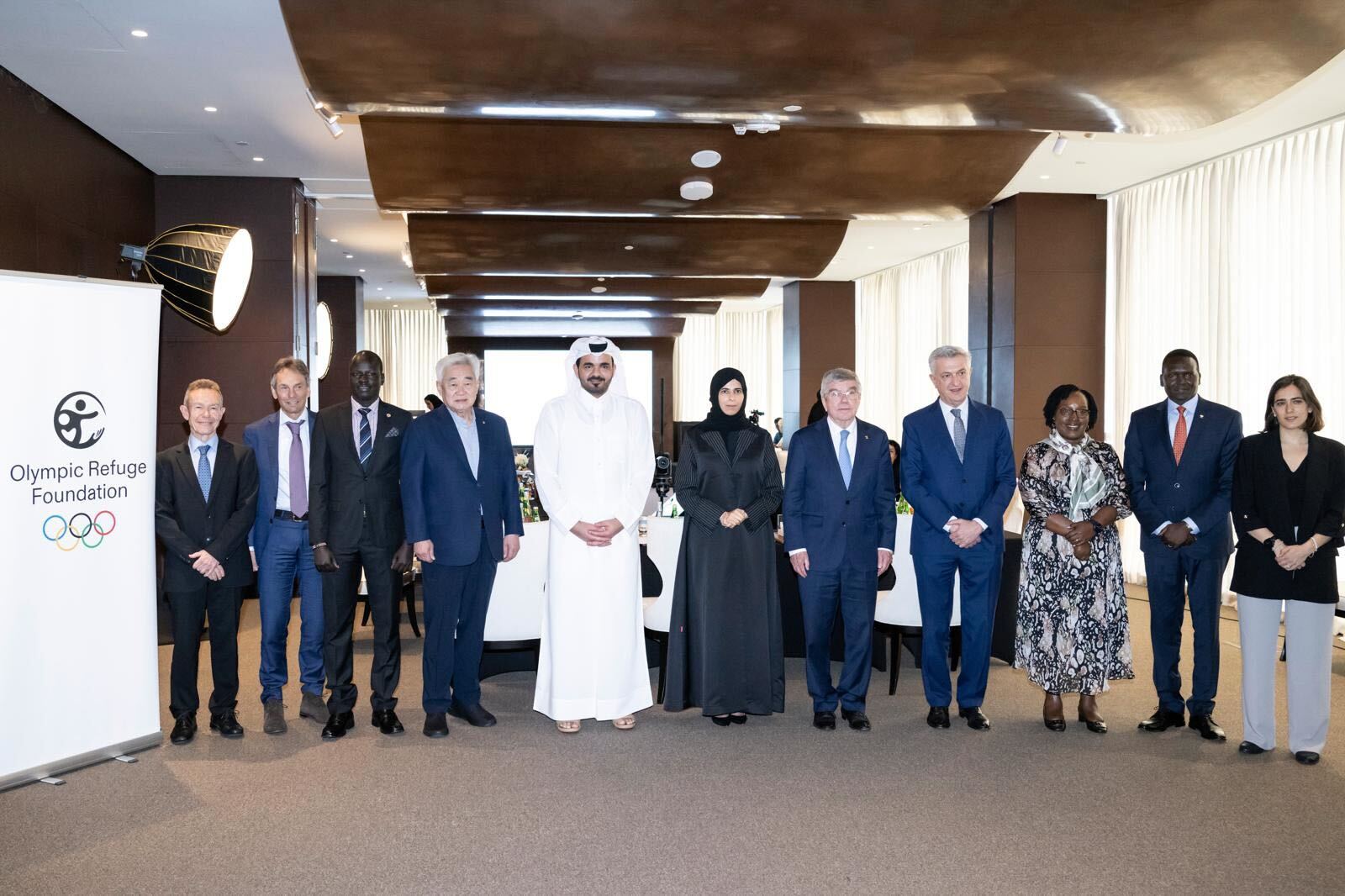 Sheikh Joaan hosts Olympic Refuge Foundation for Annual Board meeting
