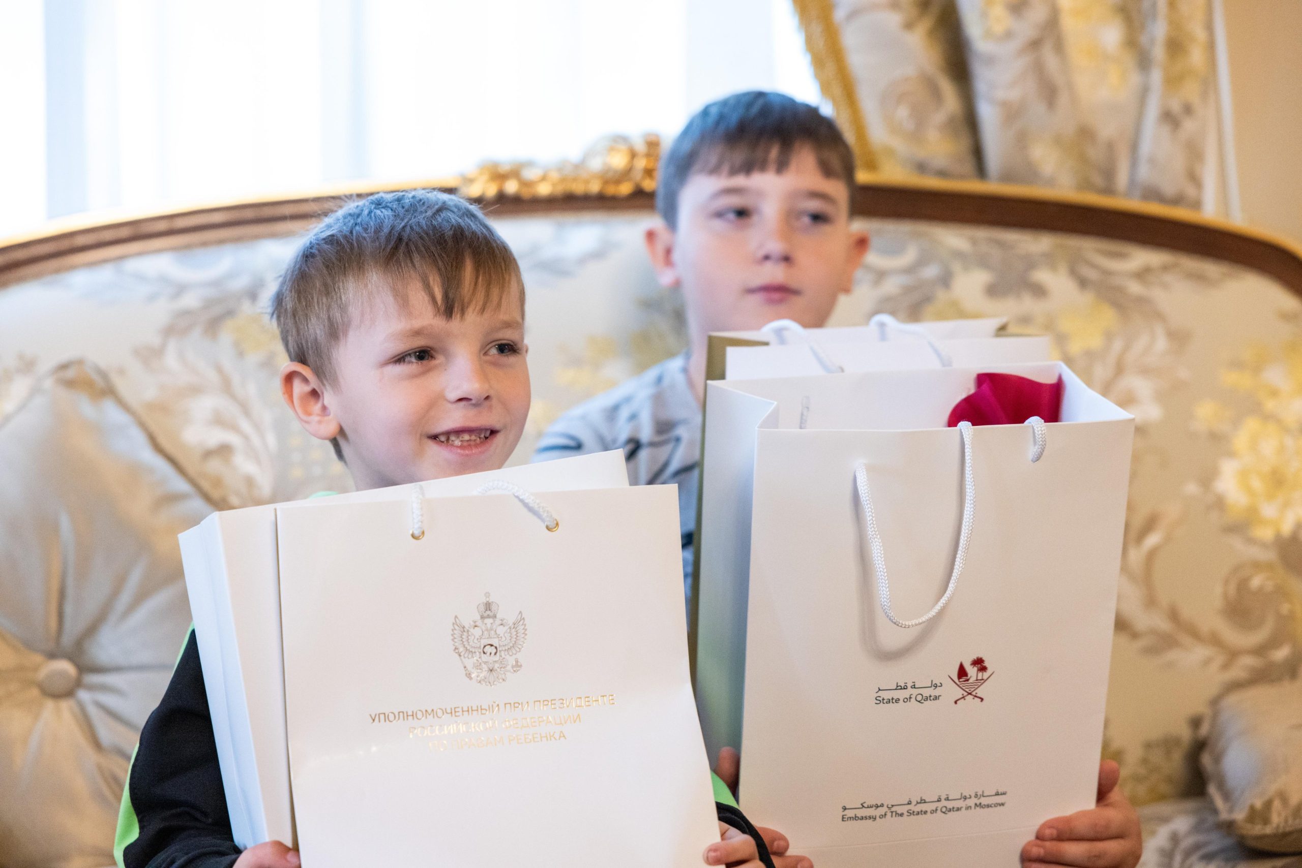 Qatar mediated the return of six Ukrainian children held in Russia to their families
