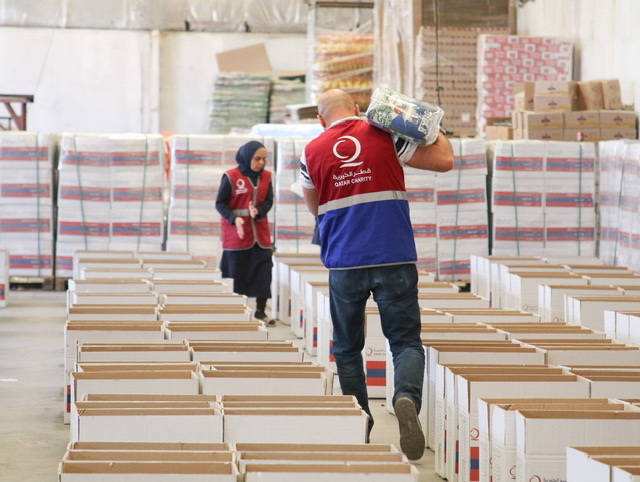 Qatar Charity delivers vital aid to Gaza through Jordan