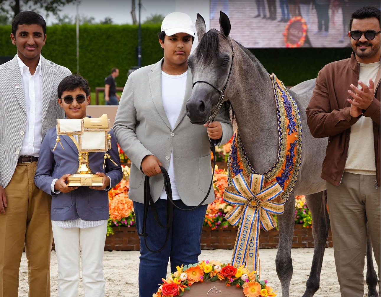 Two Qatari horses gallop to first place at Dutch leg of Global Champions Arabians Tour