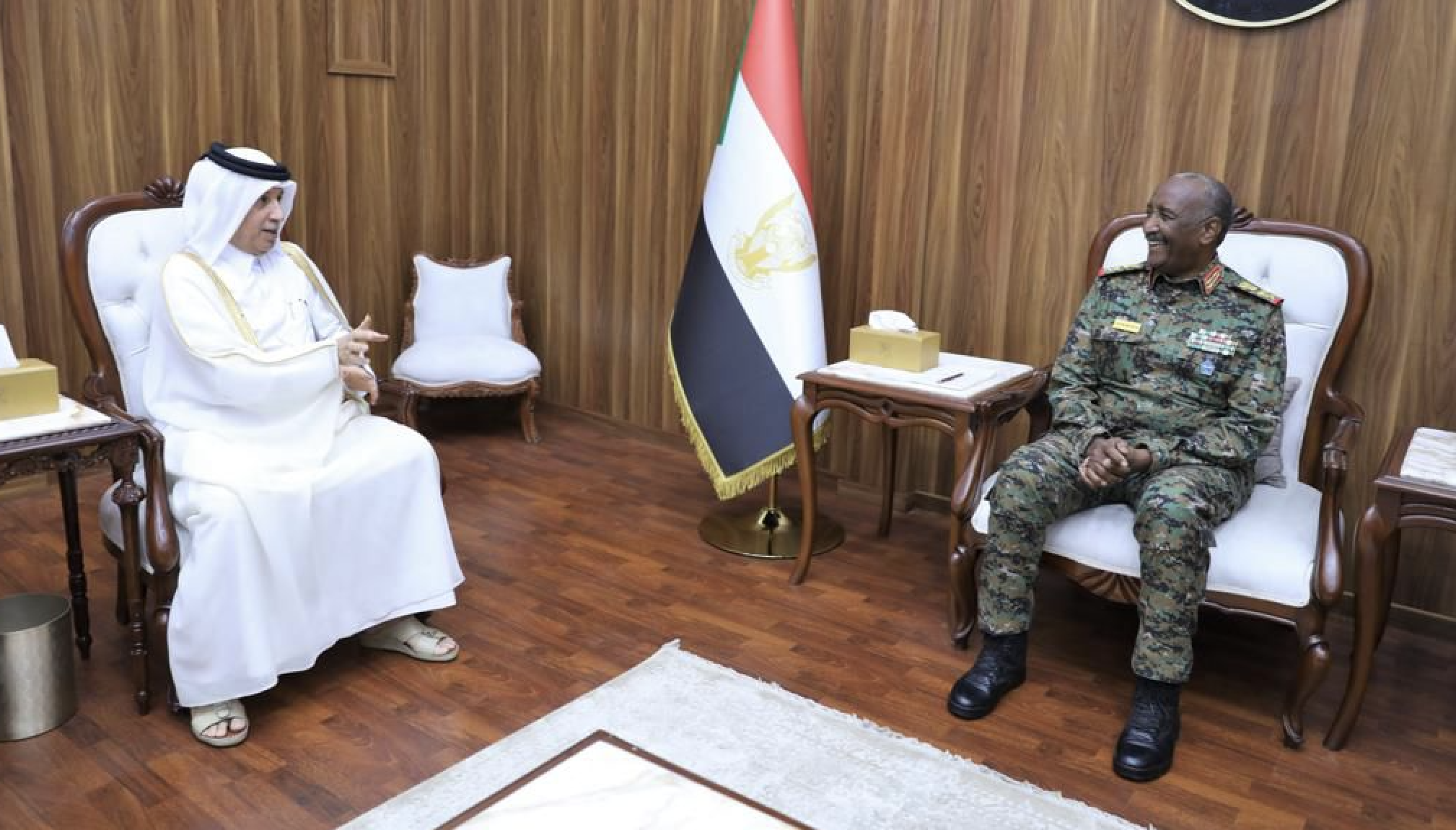 Sudan’s Al Burhan meets Qatar’s Minister of State for Foreign Affairs amid ceasefire talks