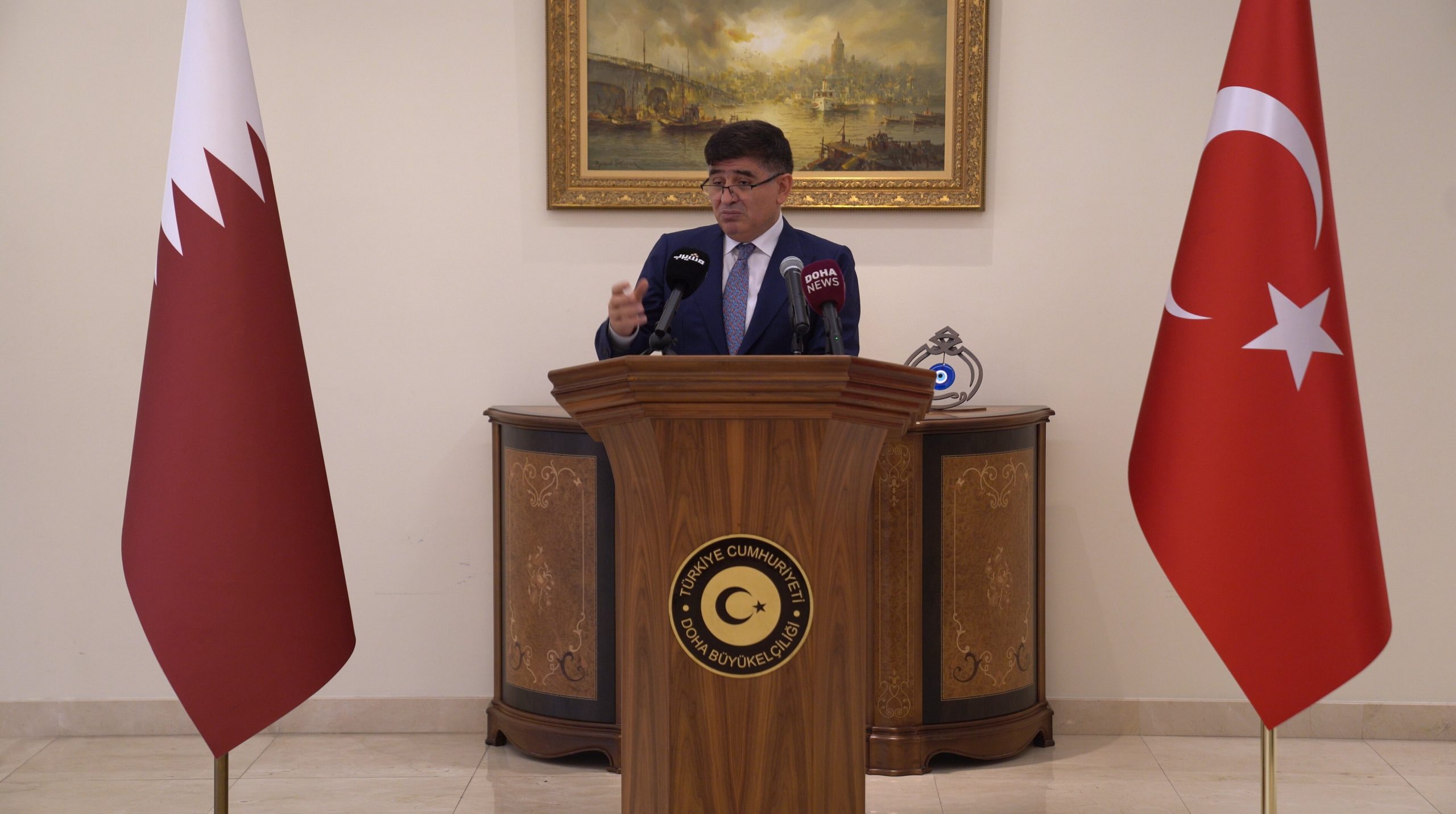Turkish ambassador in Doha praises Qatar Amir on eight-year mark of failed coup attempt in Turkiye