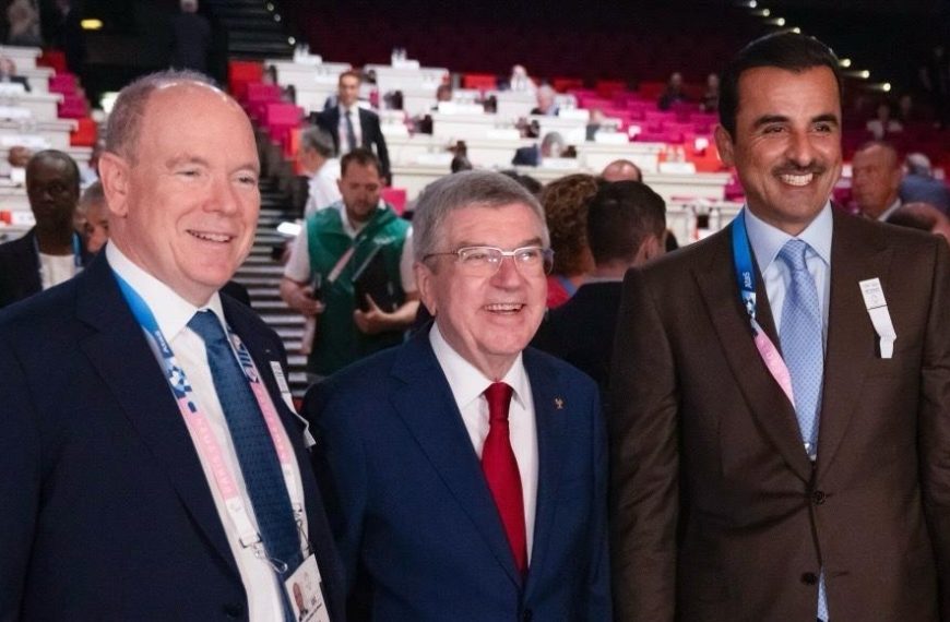 Qatar’s Amir attends the 142nd session of the International Olympic Committee