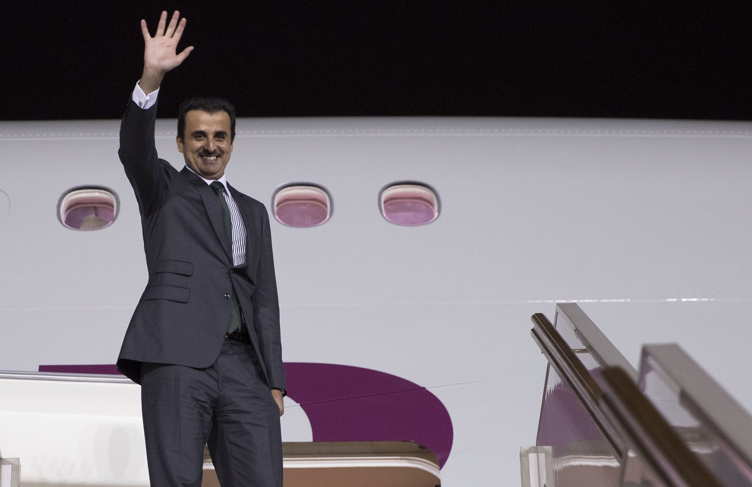 Qatar’s Amir lands in Brazil for G20 summit