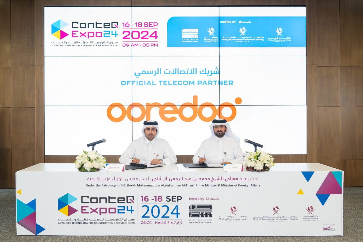 Ooredoo Qatar The Official Partner for ConteQ Expo 2024 Doha