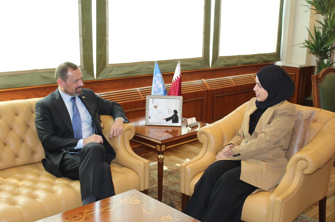 Qatar’s UN representative meets with U.S. envoy to Sudan