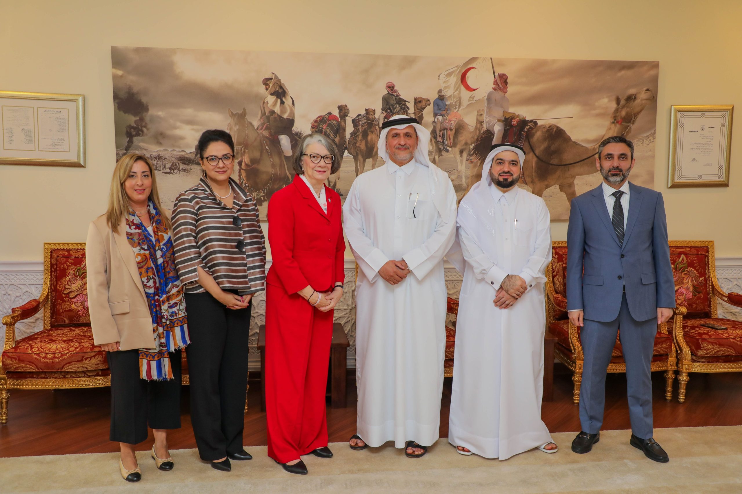 IFRC president visits Qatar Red Crescent Society in Doha