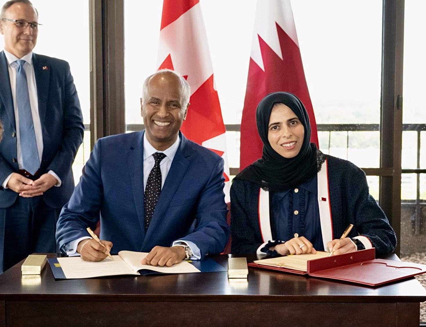 Qatar’s amir wraps up Canada visit by signing bilateral ties