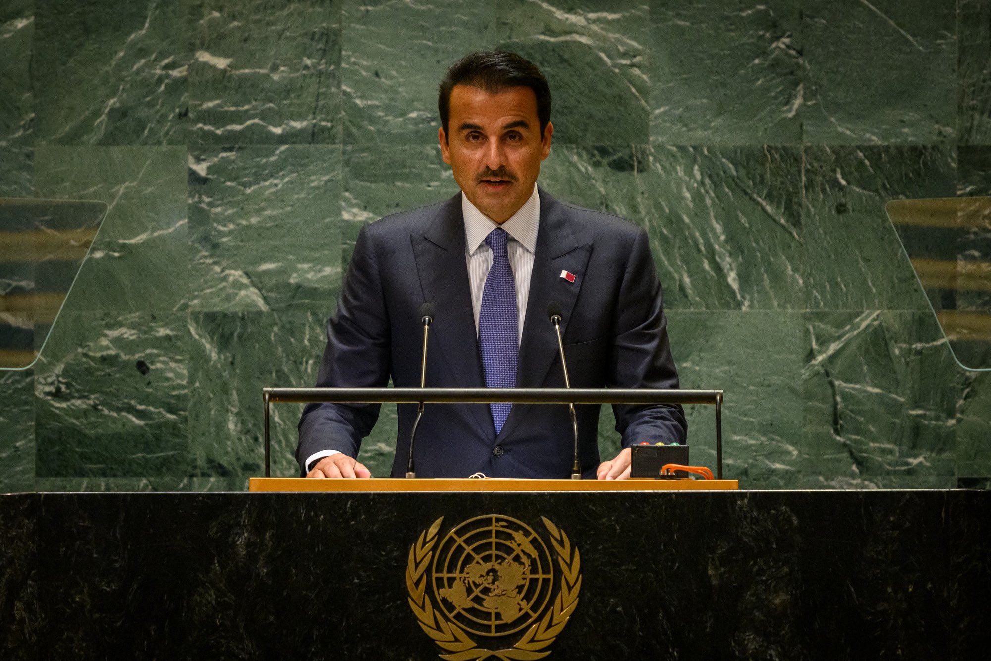 UNGA: Qatar’s amir condemns Israel’s genocide in Gaza and attacks in Lebanon