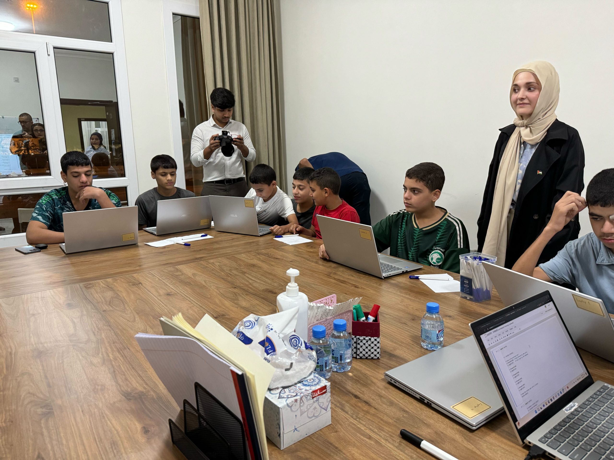 Afghan Dreamers share robotics skills with Gaza children in Doha