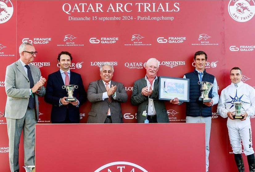 Qatar’s ambassador to France awards winners of Qatar Arc Trials in Paris