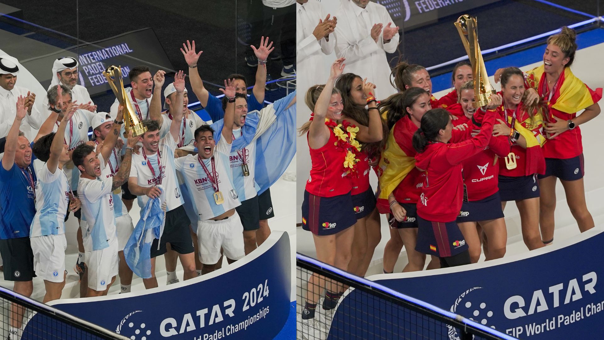 World Padel Championship: Argentina and Spain retain respective men and women’s title